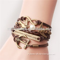MYLOVE Wholesale mens wrap leather bracelet 2014 MLBZ038